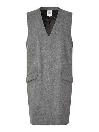 Second Female Vall Spencer Dress Grey Melange